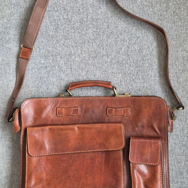 The Bridge leather shoulder bag – vintage
