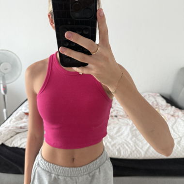 Crop top pink