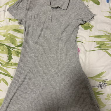 Robe polo grise