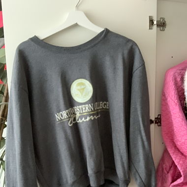 Grauer Rework Hoodie
