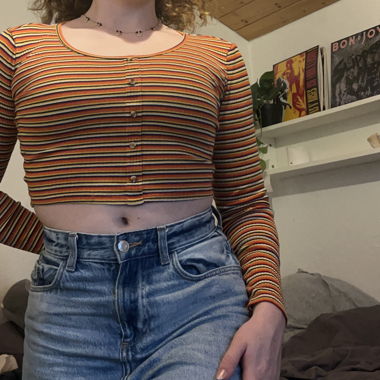 Striped long sleeve shirt