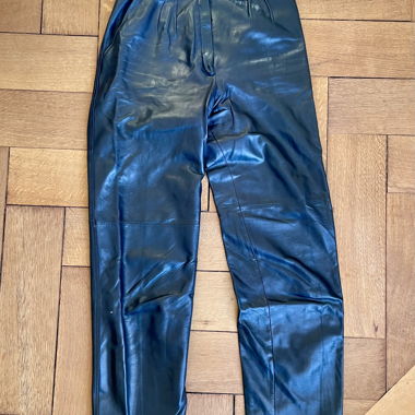Pantalon en cuir Jil Sander