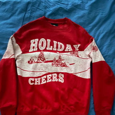 Pull homme rouge neuf 