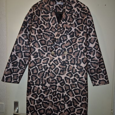 Manteau imprimé léopard