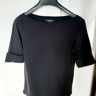 T-shirt classique LAUREN RALPH LAUREN col bateau 