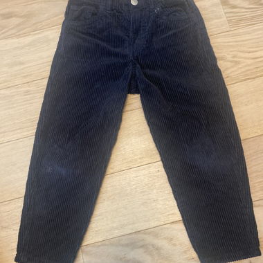 H&M blaue Cordhosen - Grösse 104