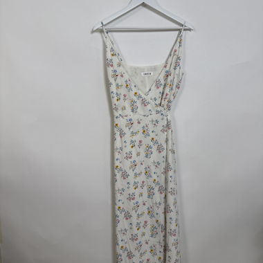 Abito Maxi Incrociato Floreale