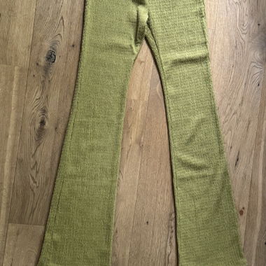 Pantalon en maille vert