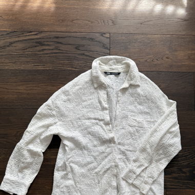 Zara Sommer Bluse weiss