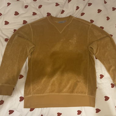 Senfgelber Carhartt Crewneck Pullover