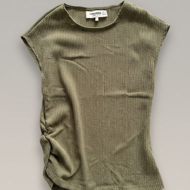 Top in maglia senza maniche