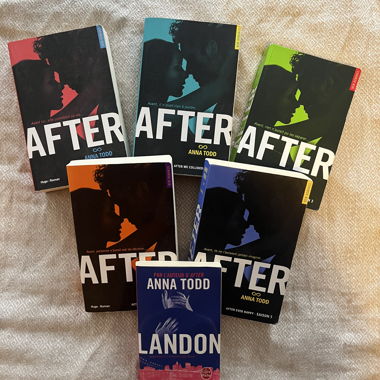 6er-Set Bücher After / Landon