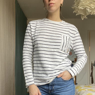 Striped top from Zara