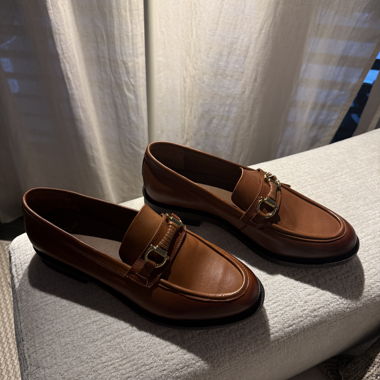 Brown Leather Loafers