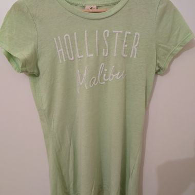 T-shirt Hollister verde menta