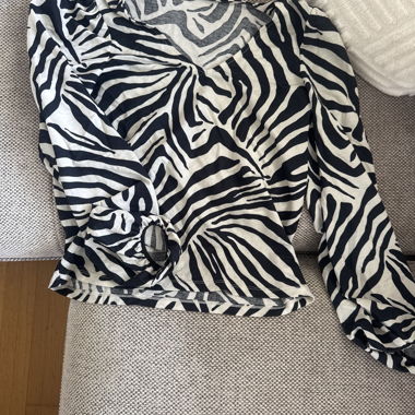 Zebra Long Sleeve Top
