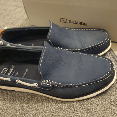 Mocassins SEASIDE homme bleu marine