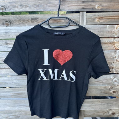 T-shirt di Natale "I Love XMAS"