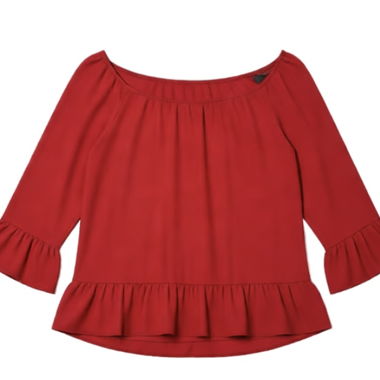 Rotes Guess Off-Shoulder Top