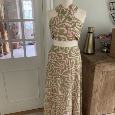 Two-Piece Printed Set by Girl and the Sun