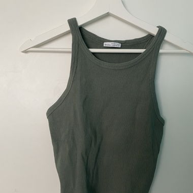 Grünes Tank Top