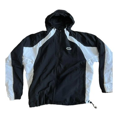Corteiz Schwarze Nylon-Frühjahrsjacke
