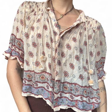 Zara Woman Printed Blouse