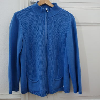 Gilet en maille RABE bleu