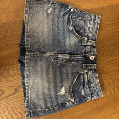 Denim-Mini-Skort