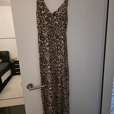Abito con motivo leopardato, taglia UE 36