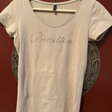 Beige Benetton T-Shirt