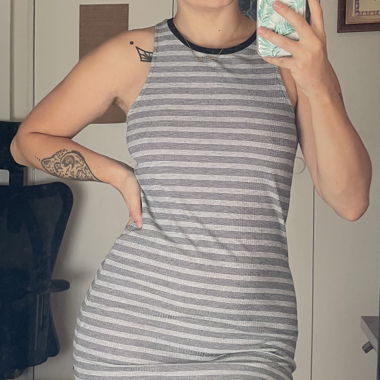 Flattering long dress