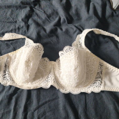 Soutien-gorge en dentelle blanc