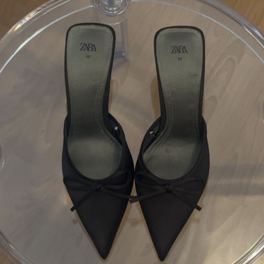 Kitten heels viola scuro