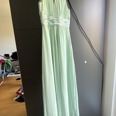 Abito da sera verde menta