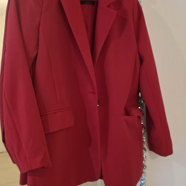 Blazer rouge Pull&Bear taille S