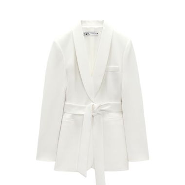 Smoking-Blazer mit Gürtel