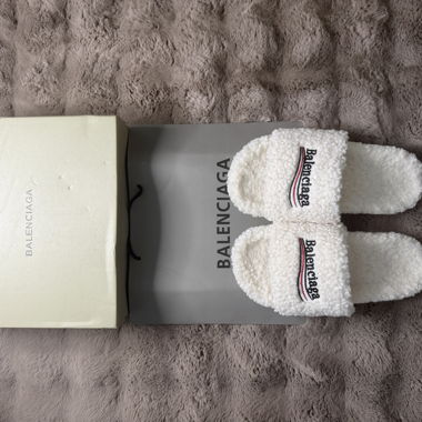 Ciabatte Balenciaga in Fleece