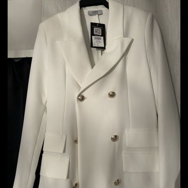 Weisser Blazer