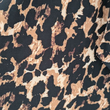 Abito lungo BODYFLIRT con stampa animalier