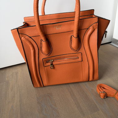 Borsa a mano arancione
