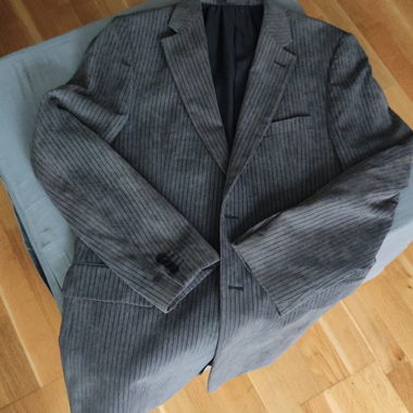 Blazer da completo grigio