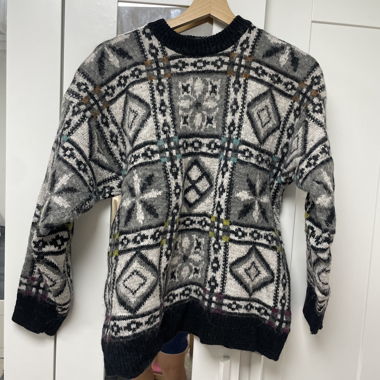 Maglione di lana con motivo
