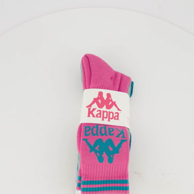 Kappa Socks, 3-pack, pink/turquoise/light green