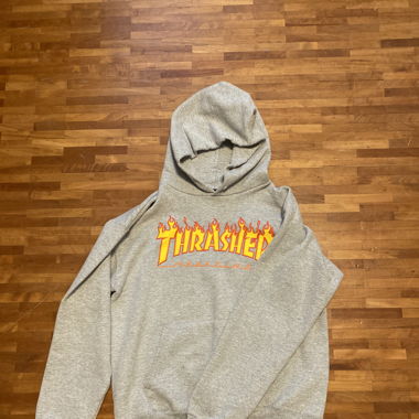 Grauer Trasher hoodie