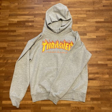 Grauer Trasher hoodie