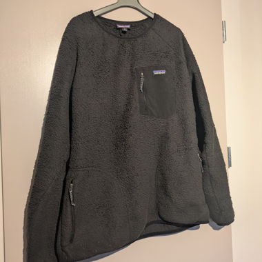 Patagonia fleece sweatshirt black XL