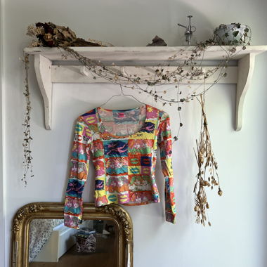 Tomutti Pop Art Mesh Longsleeve