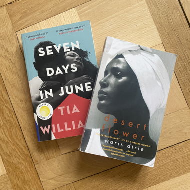 bücher (seven days in june//desert flower)