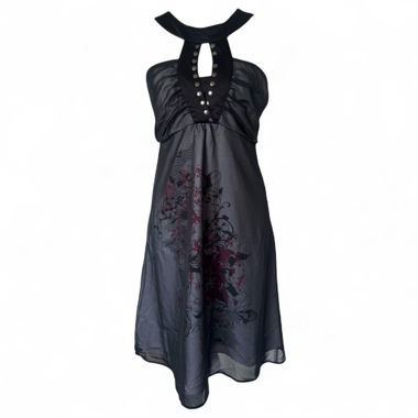 Robe vintage noire Y2k (M)